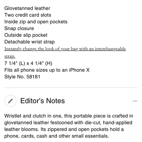 Coach 1941 Tea Rose Applique Clutch (Beechwood) NWT - Picture 9 of 9